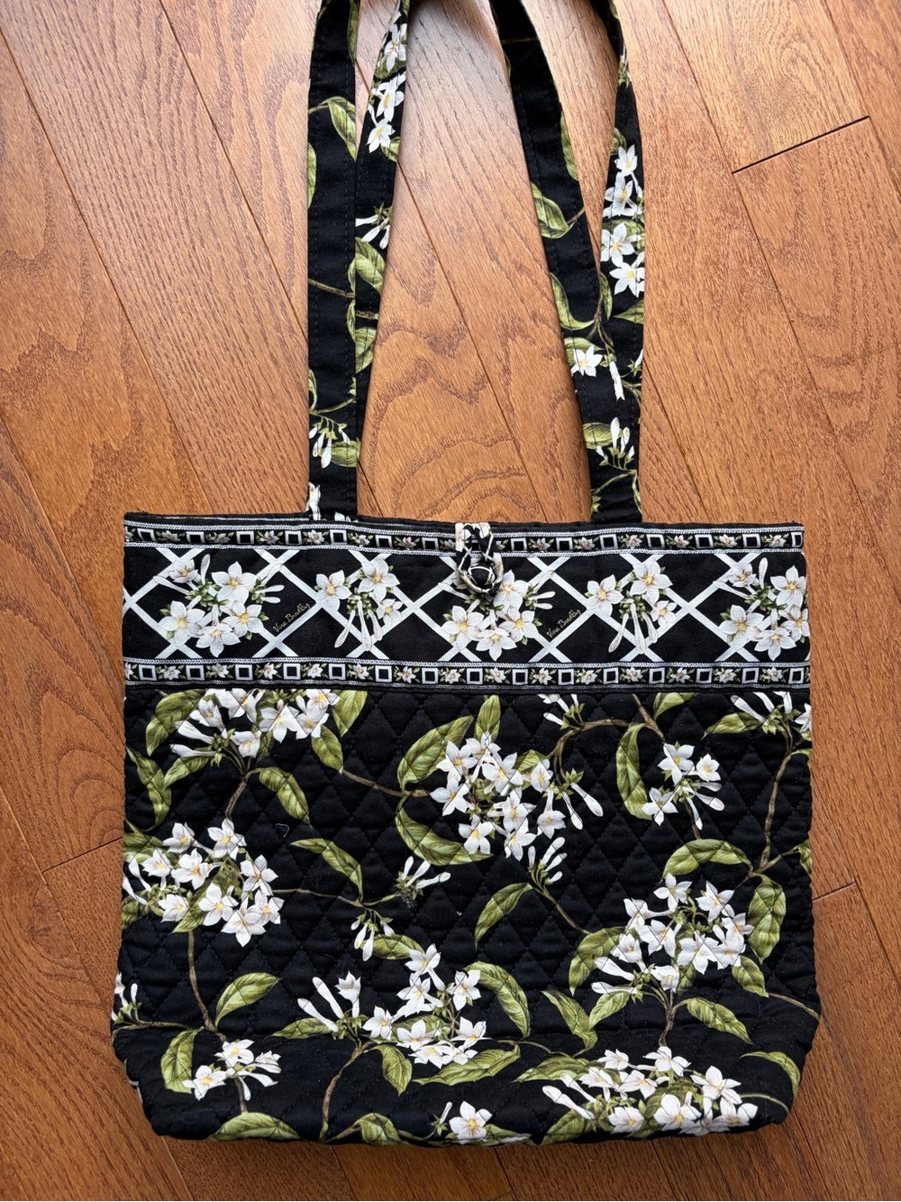 Vera Bradley jasmine flower tote bag
